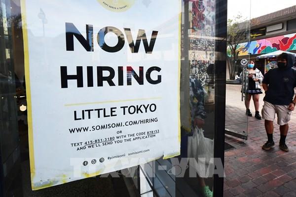 Thị trường lao động Mỹ có dấu hiệu tăng trưởng chậm lại