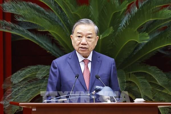 Tổng Bí thư Tô Lâm: Tập trung cho ý kiến về những công việc để tổ chức thành công Đại hội lần thứ XIV của Đảng