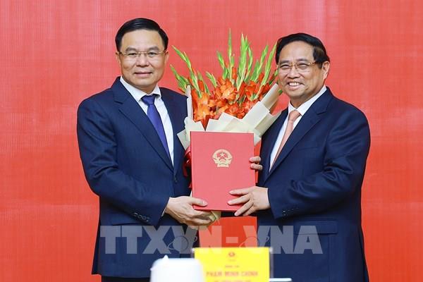 Thủ tướng Phạm Minh Chính trao Quyết định giao Quyền Bộ trưởng Bộ Công Thương