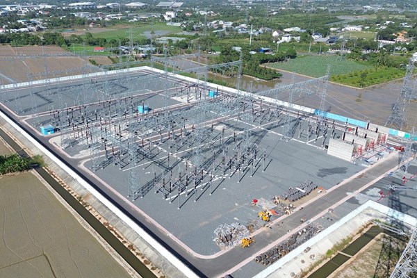 Đóng điện trạm biến áp 500kV Thốt Nốt 