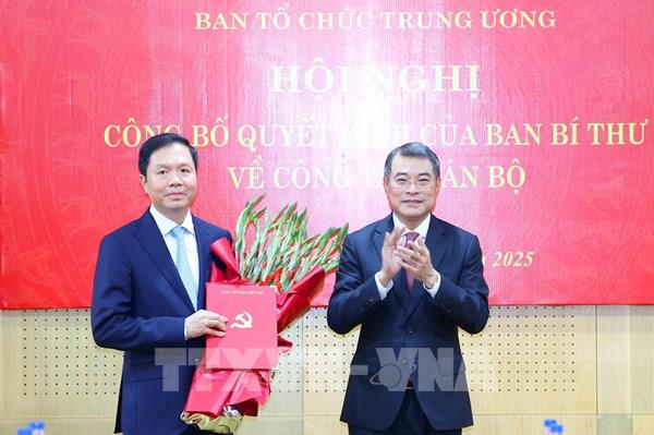 Ban Tổ chức Trung ương tổ chức Hội nghị công bố quyết định của Ban Bí thư về công tác cán bộ