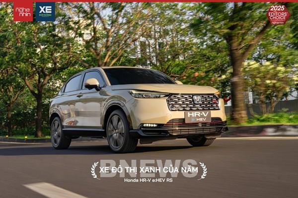 Honda HR-V e:HEV RS giành danh hiệu “Xe đô thị xanh của năm 2025”
