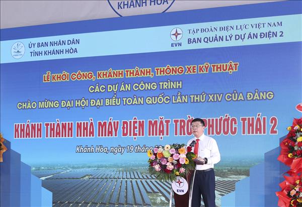 Khánh thành Nhà máy điện mặt trời Phước Thái 2