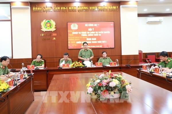 Khánh Hòa: Bộ Công an giao ban "Chiến dịch Quang Trung" tuần thứ 3