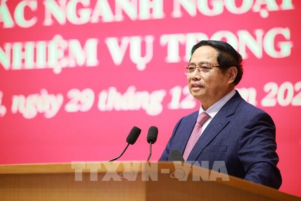 Thủ tướng: Phải đẩy mạnh triển khai chiến lược đối ngoại toàn diện ở tầm cao mới