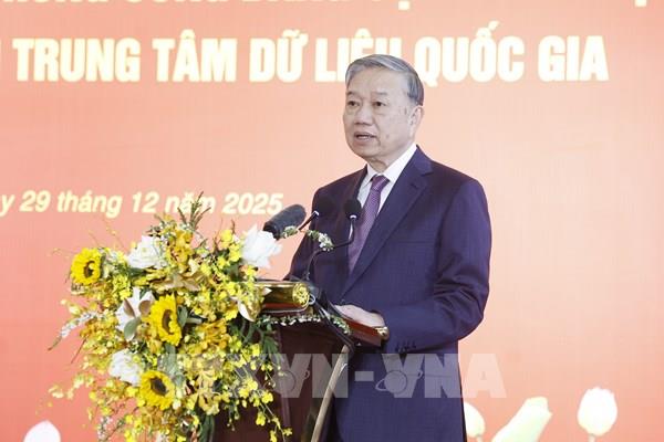 Tổng Bí thư Tô Lâm: Đưa dữ liệu trở thành một nguồn lực chiến lược, một loại tài nguyên mới