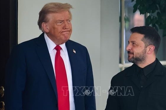 Tổng thống Mỹ và Ukraine bắt đầu hội đàm ở Mar-a-Lago