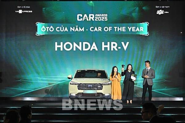 Honda HR-V giành cú đúp danh hiệu “Ô tô của năm 2025”