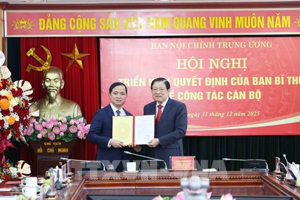 Đồng chí Nguyễn Xuân Trường giữ chức Phó Trưởng Ban Nội chính Trung ương