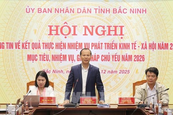Bắc Ninh tăng trưởng 10,27%, hướng tới mục tiêu 13% năm 2026