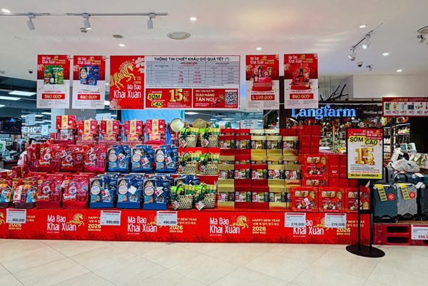 Lotte Mart ưu đãi lớn các giỏ quà Tết