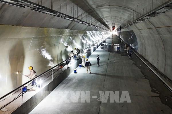 Tập trung thi công nước rút trên công trường hầm Đèo Ngang