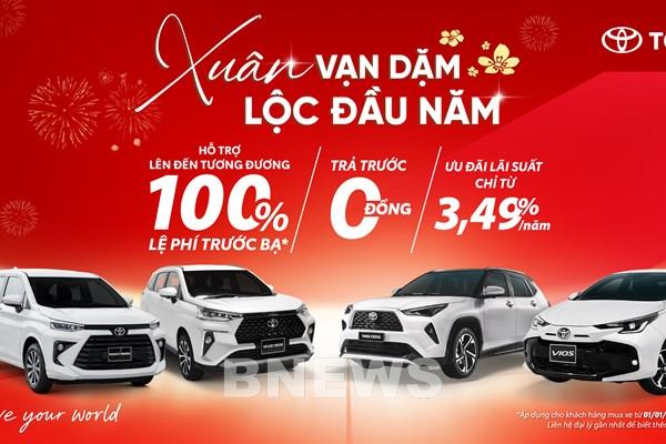Toyota Việt Nam khuyến mại quy mô lớn trong tháng 1/2026