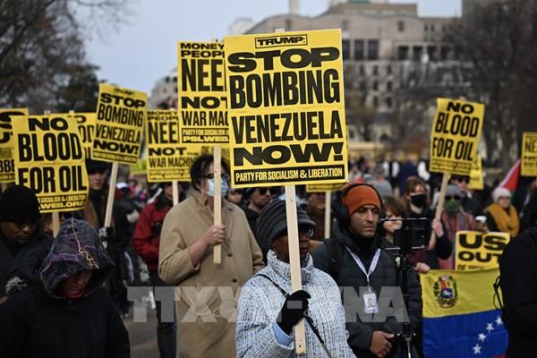 Mỹ tấn công Venezuela: Biểu tình phản chiến nổ ra tại nhiều thành phố ở Mỹ