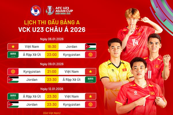 Gần 100 điểm xem chung trận mở màn U23 Việt Nam gặp U23 Jordan trên toàn quốc