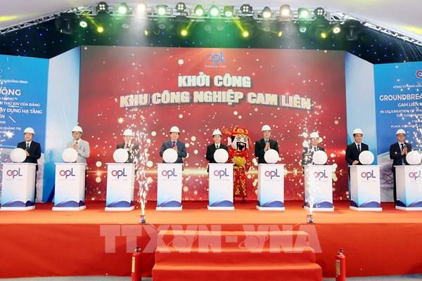 Khởi công Khu công nghiệp Cam Liên với quy mô 450 ha tại Quảng Trị