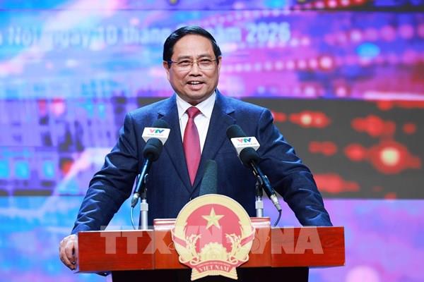 Thủ tướng Phạm Minh Chính: Đài Truyền hình Việt Nam thông tin kịp thời, chất lượng nâng cao, chuyển đổi tích cực