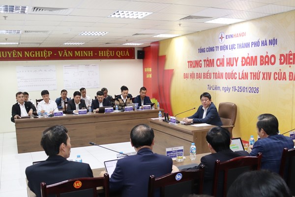 EVN kiểm tra cấp điện phục vụ Đại hội XIV của Đảng