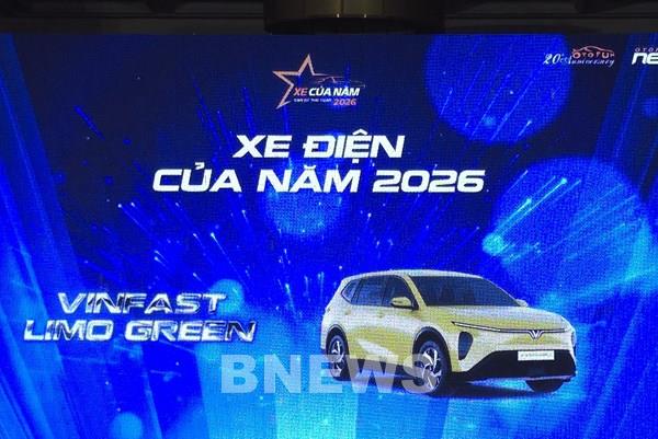 Công bố 5 Danh hiệu Xe Của Năm 2026: VinFast Limo Green "ẵm" 3 giải