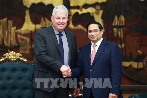 Thủ tướng Phạm Minh Chính tiếp Lãnh đạo Tập đoàn bán dẫn hàng đầu thế giới