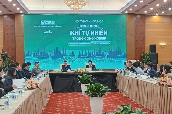 Ứng dụng khí tự nhiên trong công nghiệp hướng tới Net Zero 2050