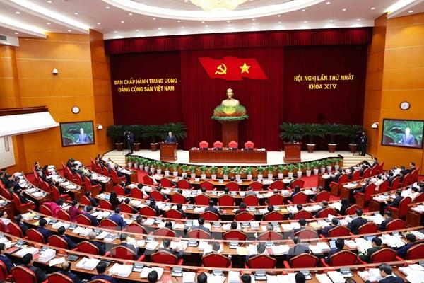 Thông cáo báo chí Hội nghị lần thứ nhất Ban Chấp hành Trung ương Đảng khoá XIV