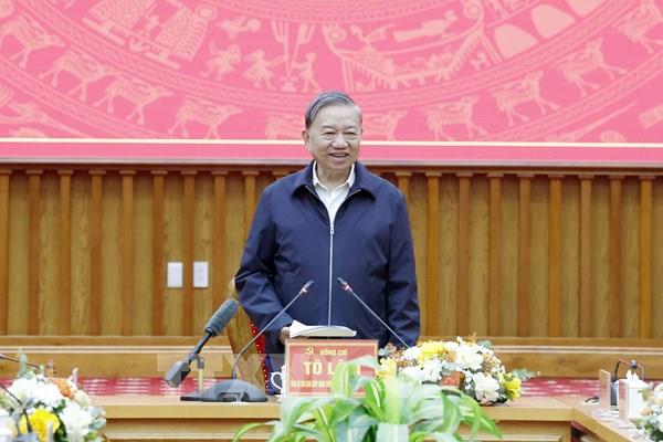 Tổng Bí thư Tô Lâm: Cao Bằng sẽ biến lợi thế đặc thù thành động lực phát triển thực chất