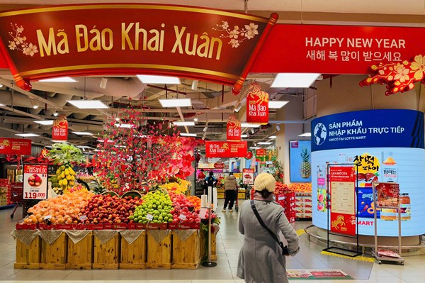 Lịch hoạt động Tết Nguyên đán của hệ thống siêu thị Lotte Mart