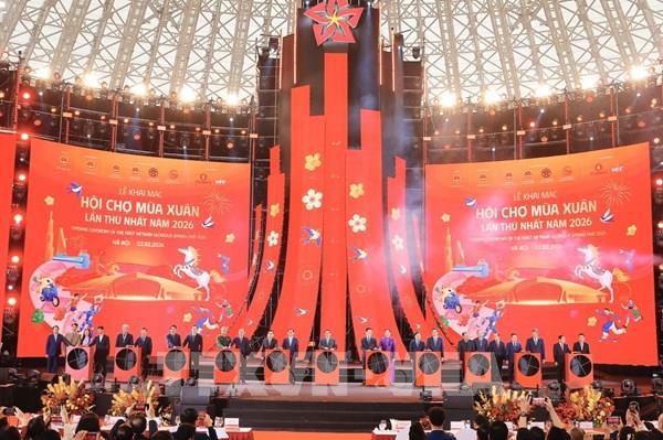 Khai mạc Hội chợ Mùa Xuân 2026