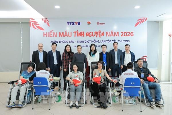 Thông tấn xã Việt Nam lan tỏa tinh thần hiến máu tình nguyện