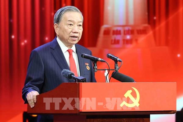 Tổng Bí thư Tô Lâm dự Lễ tuyên dương Bí thư Chi bộ xuất sắc và trao Giải Búa liềm Vàng lần thứ X