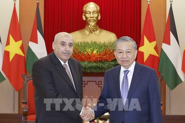 Tổng Bí thư Tô Lâm tiếp Chủ tịch Hạ viện Jordan Mazen Turki El Qadi