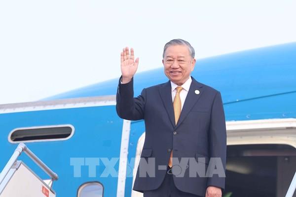 Tổng Bí thư Tô Lâm bắt đầu chuyến thăm cấp Nhà nước tới Vương quốc Campuchia