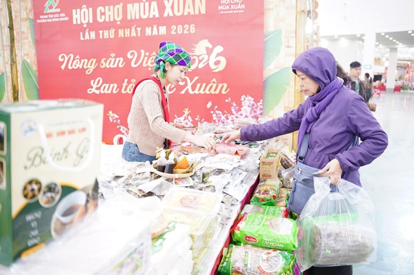 Quảng bá đặc sản vùng miền tại Hội chợ Mùa Xuân 2026