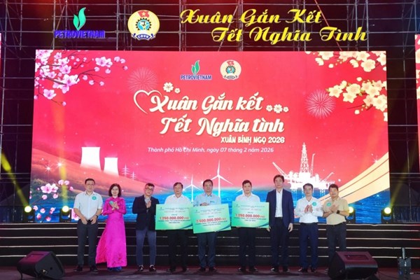 Lan tỏa "Petrovietnam: Xuân Gắn kết - Tết Nghĩa tình” tại Vũng Tàu - TP. Hồ Chí Minh