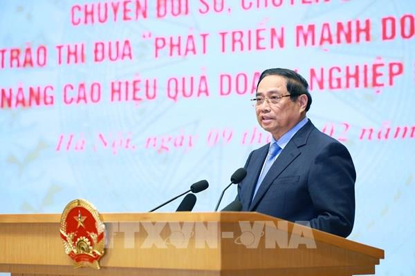 Thủ tướng: Số hóa tạo đà - Xanh hóa lan tỏa - Doanh nghiệp bứt phá - Đất nước vươn xa