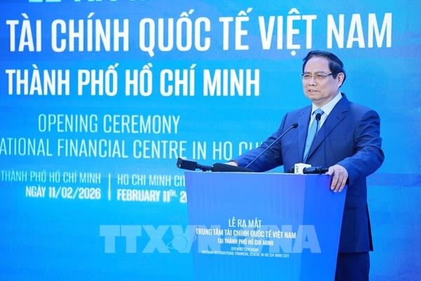 Thủ tướng Phạm Minh Chính tuyên bố ra mắt Trung tâm Tài chính quốc tế Việt Nam