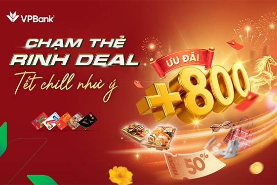 Mùa Tết nhẹ chi tiêu với ưu đãi thẻ tín dụng VPBank