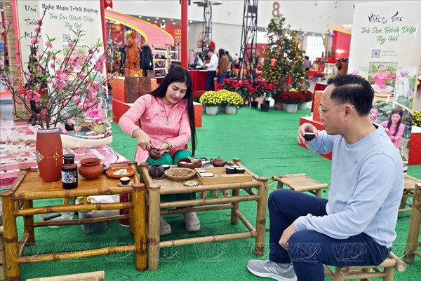 Hội chợ Mùa Xuân 2026: Sôi động không gian OCOP, đậm hương vị trà Việt