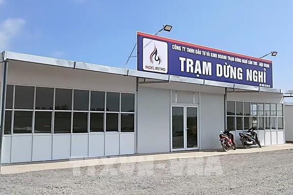 Khai thác tạm 2 trạm dừng nghỉ trên cao tốc Cần Thơ - Cà Mau