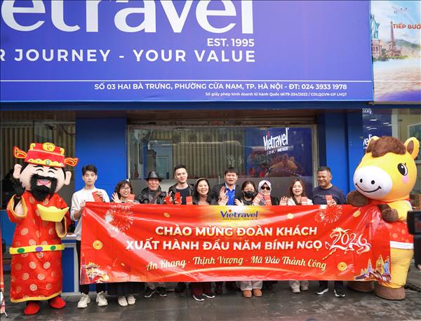 Vietravel phục vụ hơn 200.000 lượt khách dịp Tết