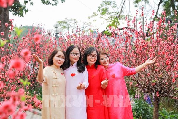 Tận hưởng không khí Tết sớm bên hồ Hoàn Kiếm