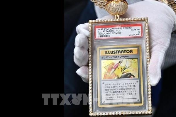 Thẻ bài Pokemon lập kỷ lục đấu giá gần 17 triệu USD