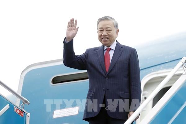 Tổng Bí thư Tô Lâm lên đường tham dự cuộc họp khai mạc Hội đồng Hòa bình về Gaza tại Hoa Kỳ