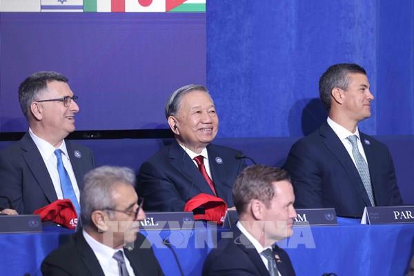 Tổng Bí thư Tô Lâm tham dự cuộc họp khai mạc Hội đồng Hoà bình về Dải Gaza