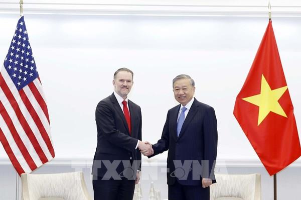 Tổng Bí thư Tô Lâm tiếp Trưởng đại diện Thương mại Hoa Kỳ Jamieson Greer