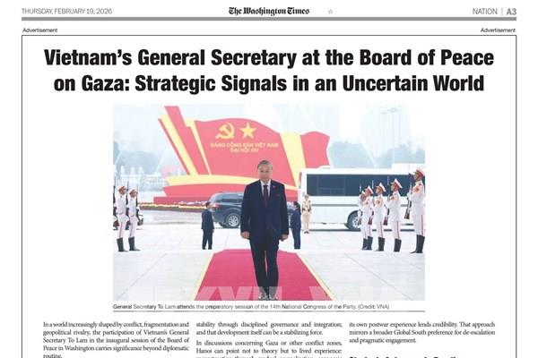 Truyền thông Hoa Kỳ đánh giá cao việc Việt Nam chủ động đóng góp cho hòa bình và ổn định toàn cầu