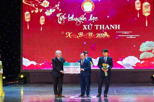 NSRP tài trợ 1,3 tỷ đồng học bổng tại Tết Khuyến học Thanh Hóa 2026