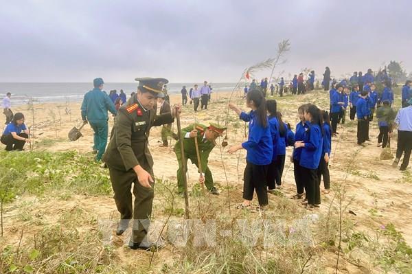 Tết trồng cây Xuân 2026: Quảng Trị dựng "lá chắn xanh"