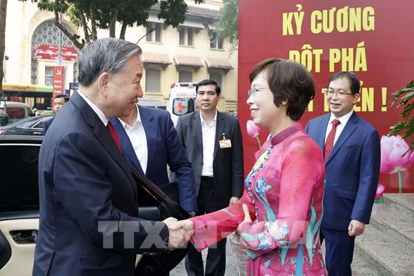 Tổng Bí thư Tô Lâm chúc Tết Thông tấn xã Việt Nam